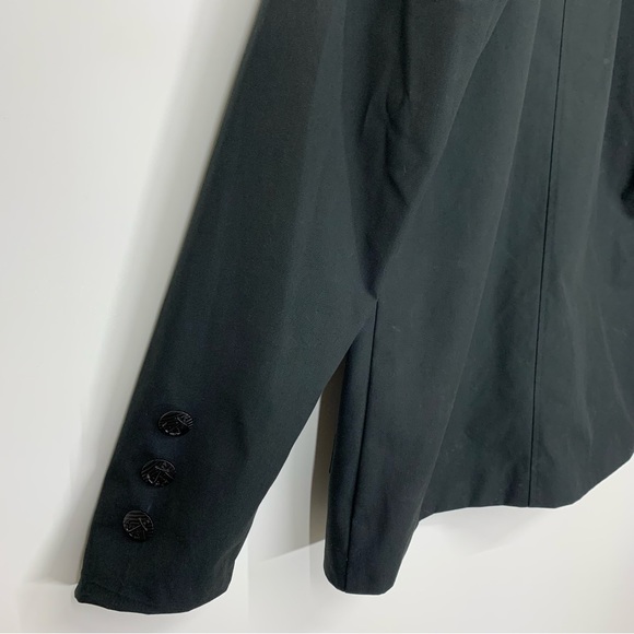 Volcom Men's Black Military Style Officers Jacket With Anchor Buttons Size Large - Picture 10 of 16